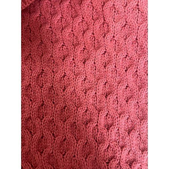 Motherhood Maternity Sweater Cowl Neck Cotton Blend Coral Pink Small - Picture 4 of 8